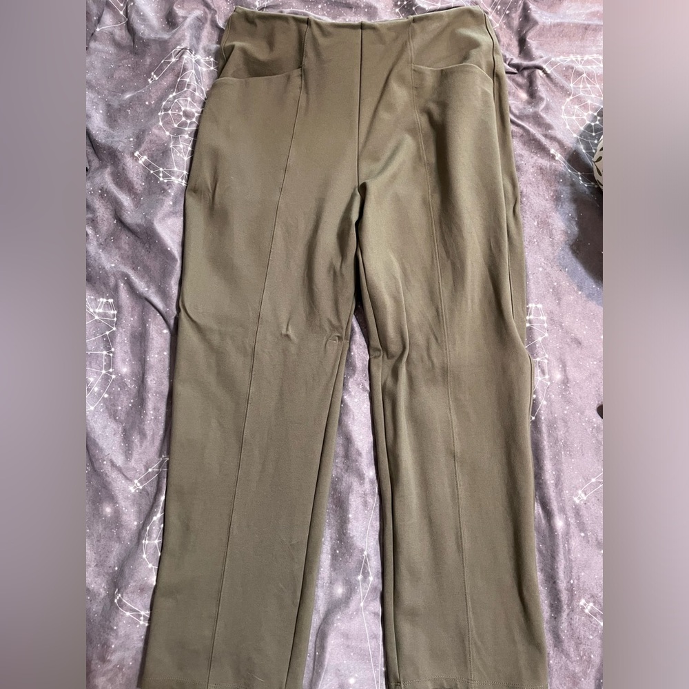 Mid-rise cropped trouser